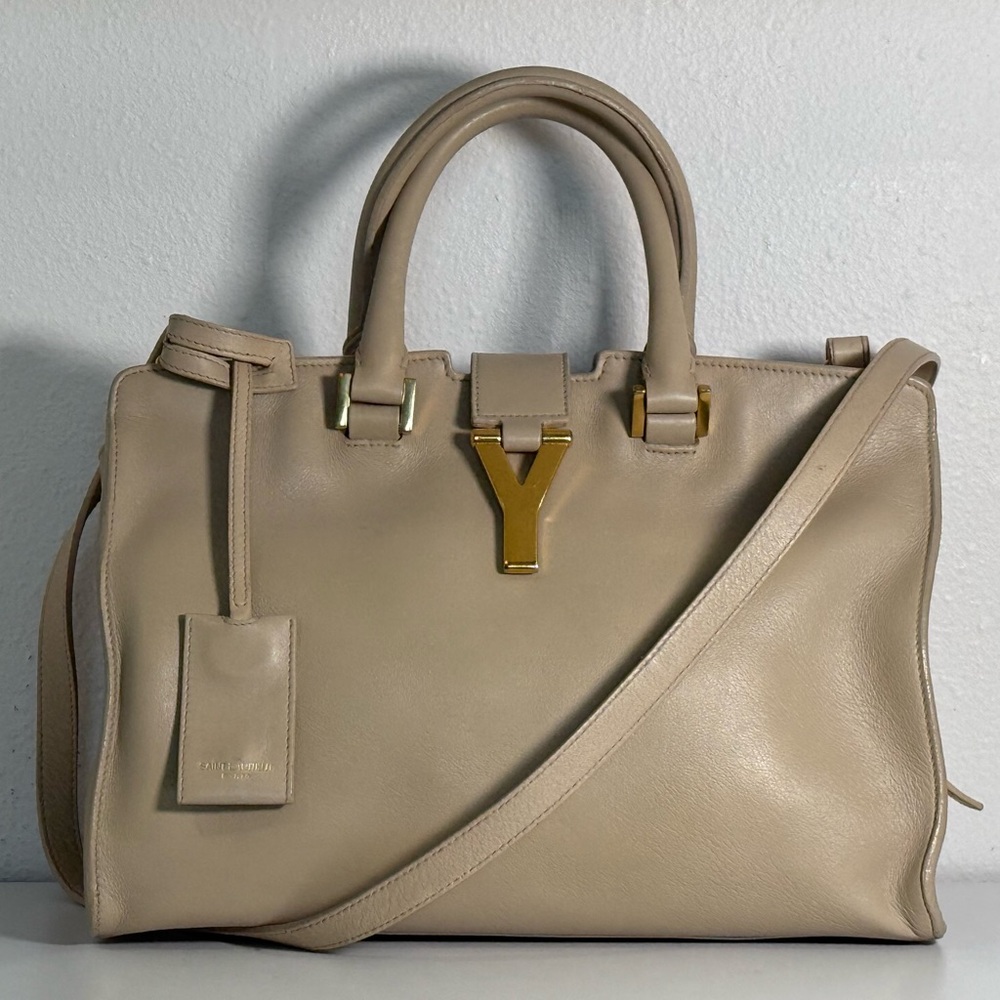 Authentic YSL Beige Cabass - Picture 1 of 9